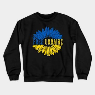 Free Ukraine Crewneck Sweatshirt